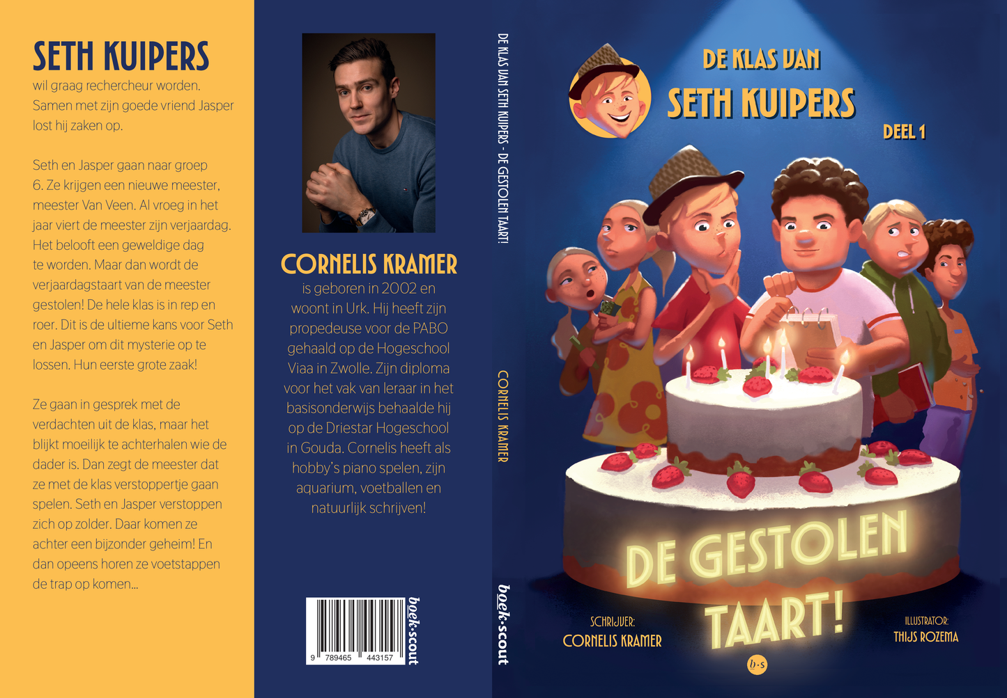 Boek: De klas van Seth Kuipers: 'De gestolen taart!'