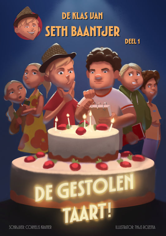 Boek: De klas van Seth Baantjer 'De gestolen taart!'